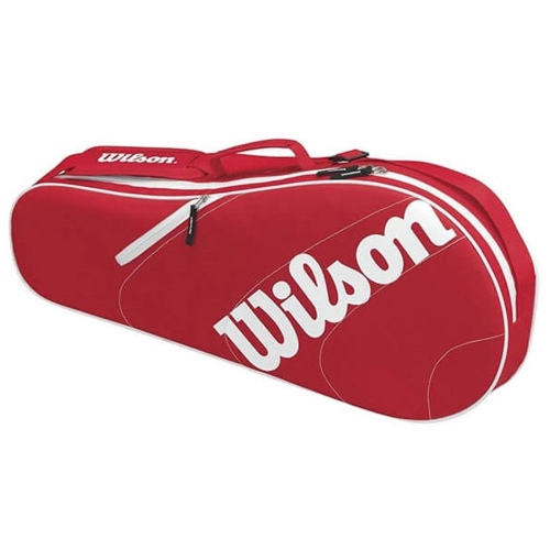 Raqueteira Wilson Esp Advantage Team 3 Raquetes Vermelho em