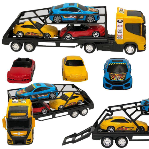 Kit 4 Carrinhos Caminhões Baby Construção Resgate de Fricção em Promoção na  Americanas