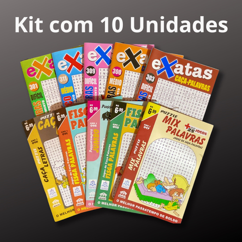 Kit Passatempo: Sudoku, Fácil/Médio, 5 Unidades - Edição 22