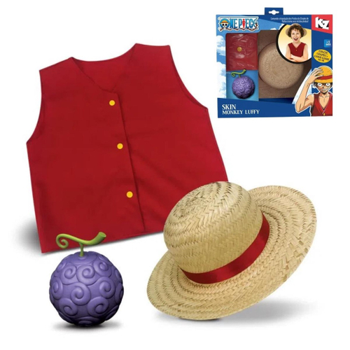 Roupa Cosplay Luffy One Piece