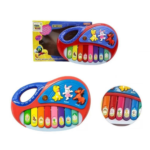 Piano musical infantil com pezinho som estilo profissional teclado musical  para crianças em Promoção na Americanas