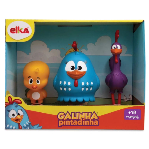 Família Galinha Pintadinha Vinil Elka - 1128