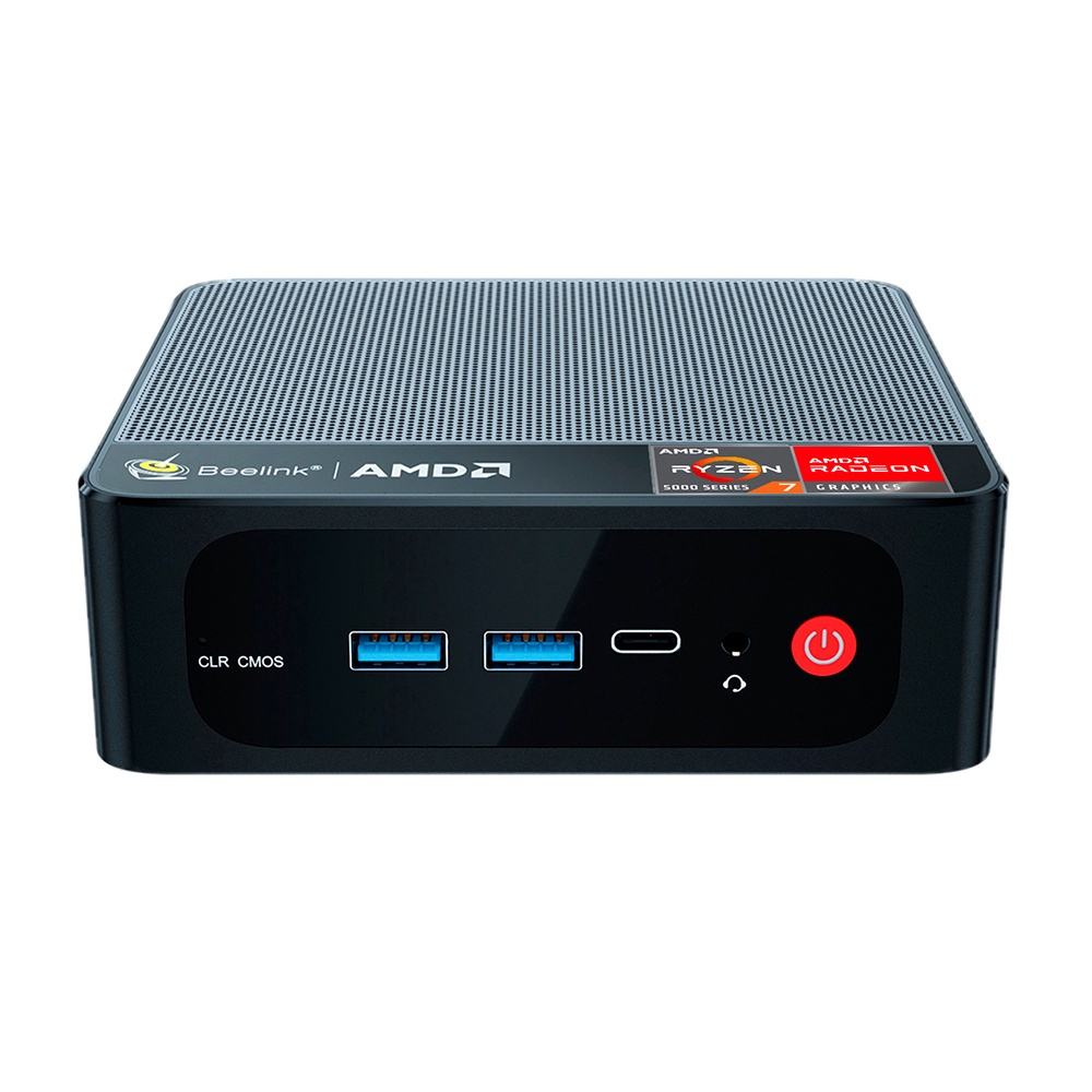 Beelink Mini PC AMD Ryzen 7 5800H até 4,4 GHz 8C/16T, mini
