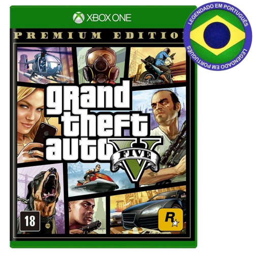 Gta 5 - Grand Theft Auto V Xbox One Mídia Física Português