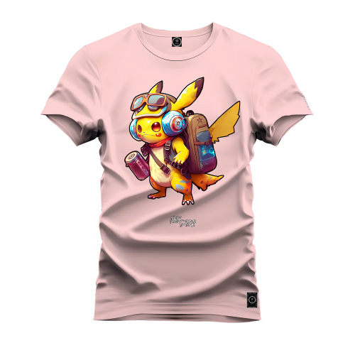 Camiseta Algodão Basica Pokebola Anime Pokemon Gengar Roxo