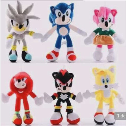 Kit 4 Bonecos Sonic 12 cm E Sua Turma do Sonic. em Promoção na Americanas