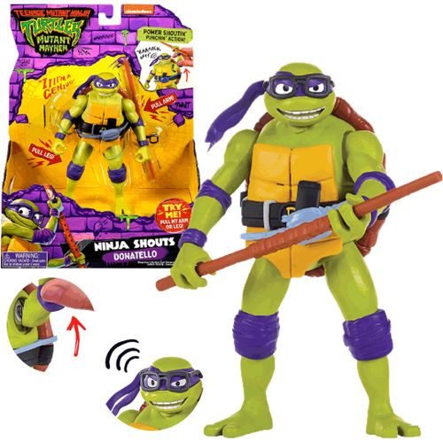 Boneco Articulado Tartarugas Ninja Donatello c/ Acessorios em Promoção na  Americanas