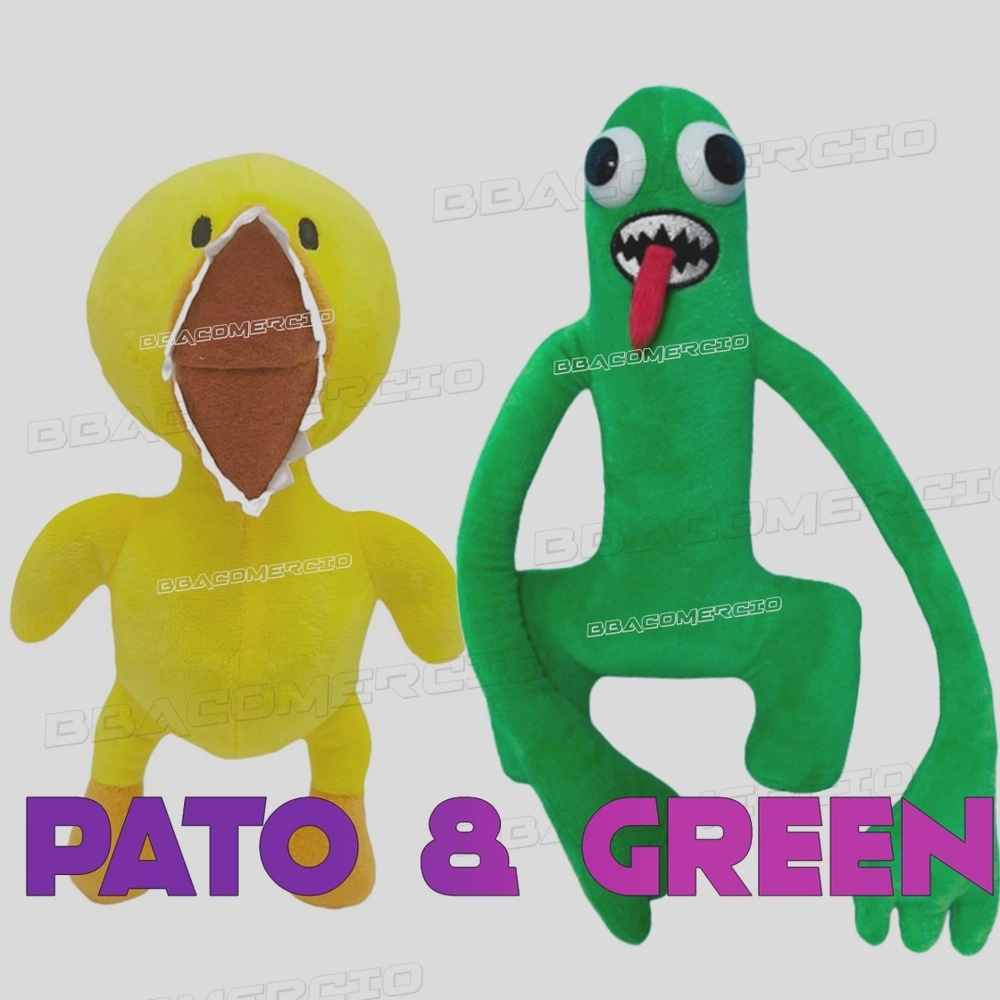 Boneco Baby Green De Pelucia - Rainbow Friends - Roblox