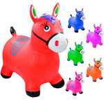 Cavalinho De Borracha Brinquedo Pula Upa Upa Infantil Cavalo