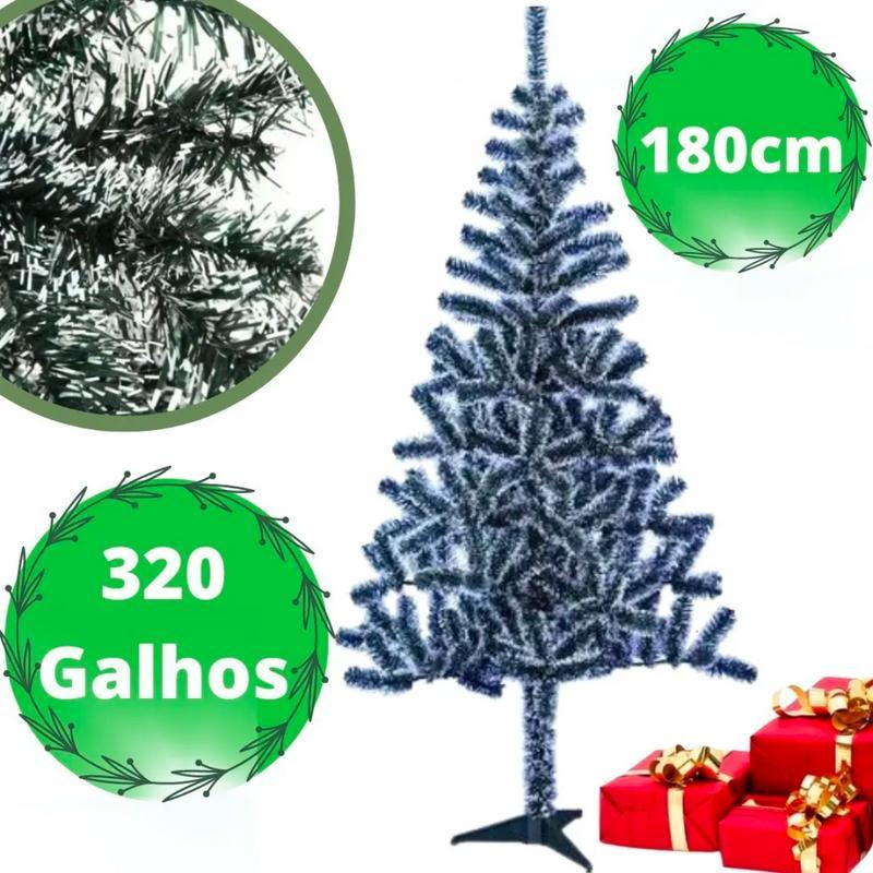 Árvore De Natal Com Neve 574 Hastes 150Cm Verde em Promoção na Americanas