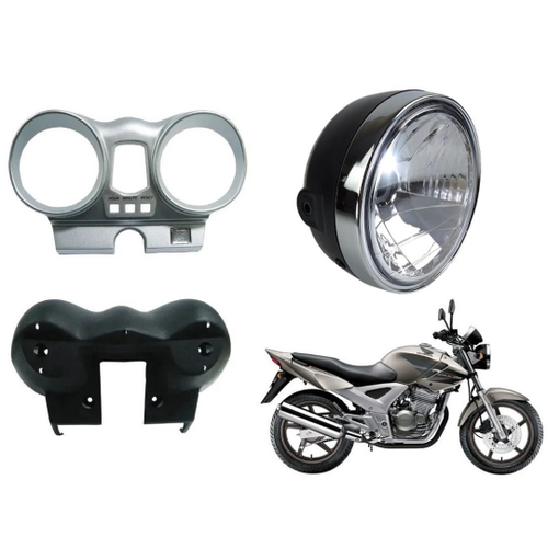 Lâmpada Ultra Led Farol Moto Honda Cbx 250 Twister 2007 2008 na