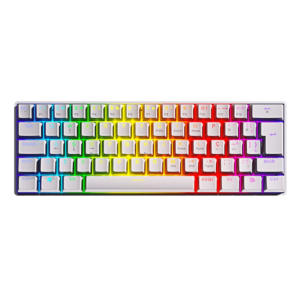 Teclado Zot Compacto Mecânico rgb Anti-Ghosting ABNT2 pcyes para