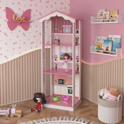 Kit Casa De Bonecas Com Moveis Escala Barbie Emily Mdf Cru c + c - Darama  na Americanas Empresas