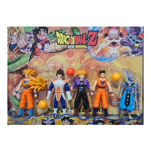 Kit Bonecos Dragon Ball Z Goku /vegita /gohan 14 Cm Articulados Pronta  Entrega