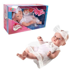 Boneca Bebê Reborn Olhos Abertos 40cm - Baby Brink