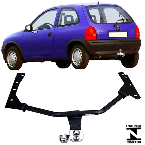 Engate Reboque Corsa Hatch 2002 a 2012 Fixo 700kg