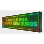 Painel De Led P10 167x40cm Smd Gif Indoor Colorido