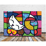 Quebra Cabeça Puzzle 1000 Peças - Romero Britto - Cat - Grow 3264