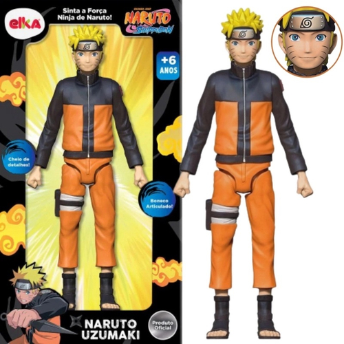 Boneco Articulado com Acessórios - Naruto Shippuden - Naruto