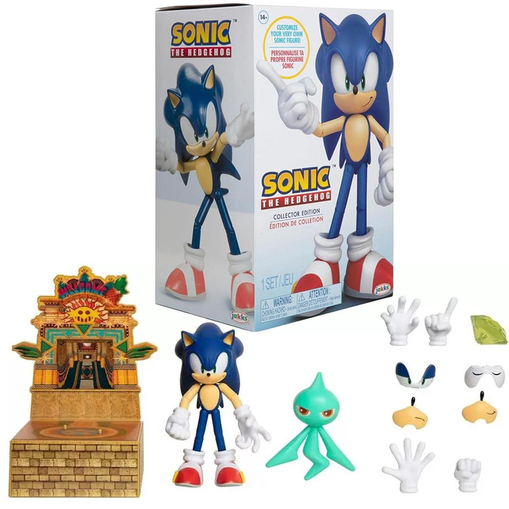 Figura e Acessórios - Sonic - The Hedgehog - Edição Colecionável - Candide