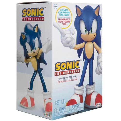 Boneco Sonic Modern Edição Colecionável com 12 Peças Candide - N/A