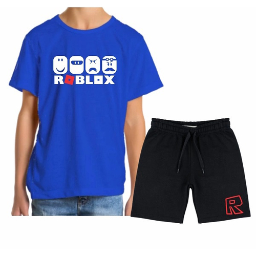 Camiseta blusa rosa infantil menina roblox - Camiseta Infantil