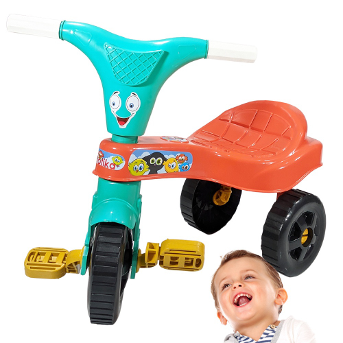 Triciclo Velotrol Infantil Bebe Motoca Menino em Promoção na Americanas