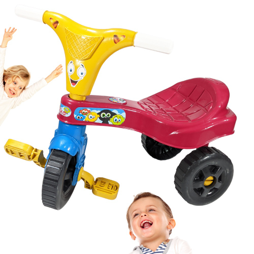 Triciclo Velotrol Motoca Infantil - Menino Bob Unissex