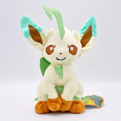 Leafeon Evoluções Evolution Eevee Pokemon Pelúcia 20cm