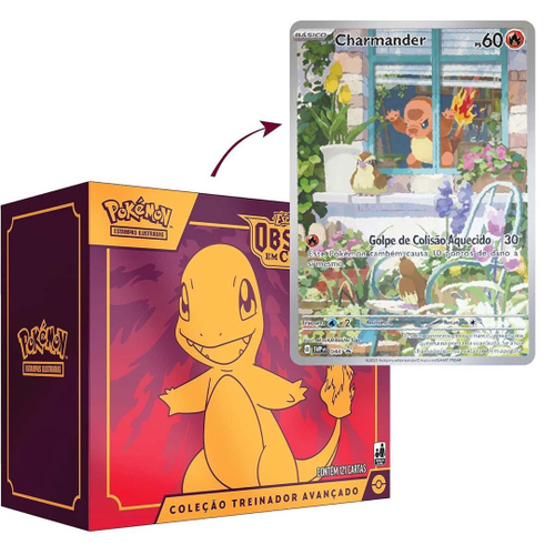 Pokemon Box - Coleção Treinador Avançado - Escarlate e Violeta - Koraidon ( vermelho) - MP Brinquedos