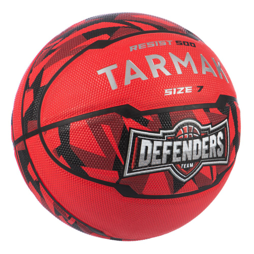 Bola Basquetebol Resist R500 T6 - Cor Rosa-turquesa