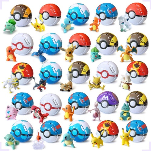 Conjunto Pokémons Água: Froakie, Wartortle, Lapras - 3 unidades