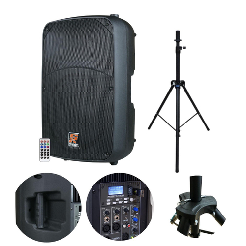 Caixa Trio Residencial Bob Ativa 440W Shutt Beats 12 + MP3