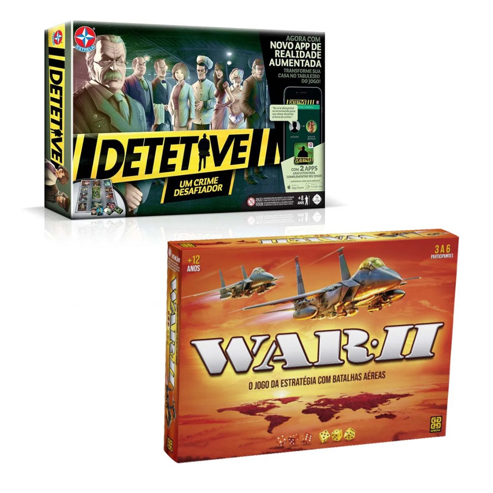 Kit Jogo Da Vida + Detetive Jo…