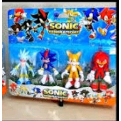 Bonecos Sonic Kit 4 personagens no Shoptime