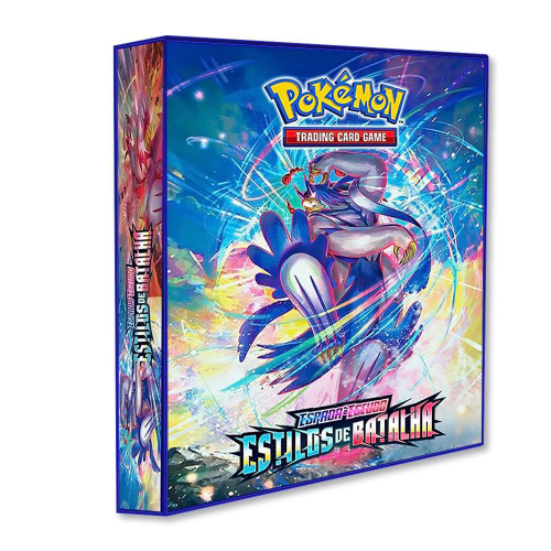 Álbum Pasta Fichário Pokemon Eevee Evoluções Reforçado