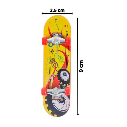 Mini Skate De Dedo Kit 3 Pares Brincando Fingerboard Radical