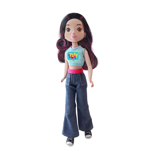 Roupa Original Barbie Moda Em Dobro - Estrela - Antiga -1988 - R$ 85,90