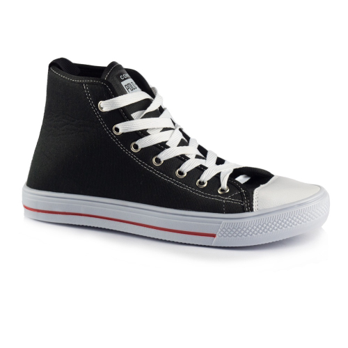 Tênis All-Star Chuck Taylor Cano Alto Unissex Preto Lona no Shoptime