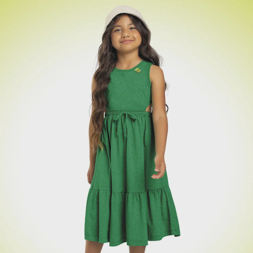 Vestido infantil hot sale tam 10