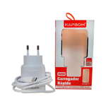 Carregador Turbo De Celular Ultra Rápido Com 2 Portas Usb