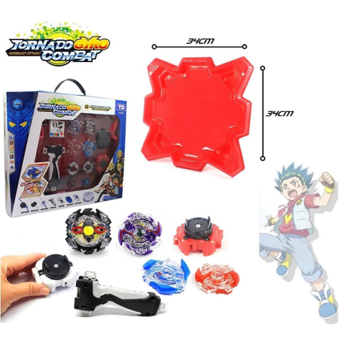 Kit Maleta Beyblade + 6 Beyblade Burst + 2 Beyblade Infinity Nado + 4  Lançador em Promoção na Americanas