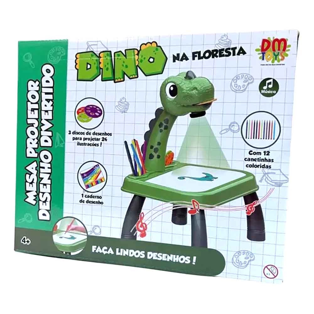 Dinossauro Projetor de imagens Educativo Desenhar Colorir em Promoção na  Americanas