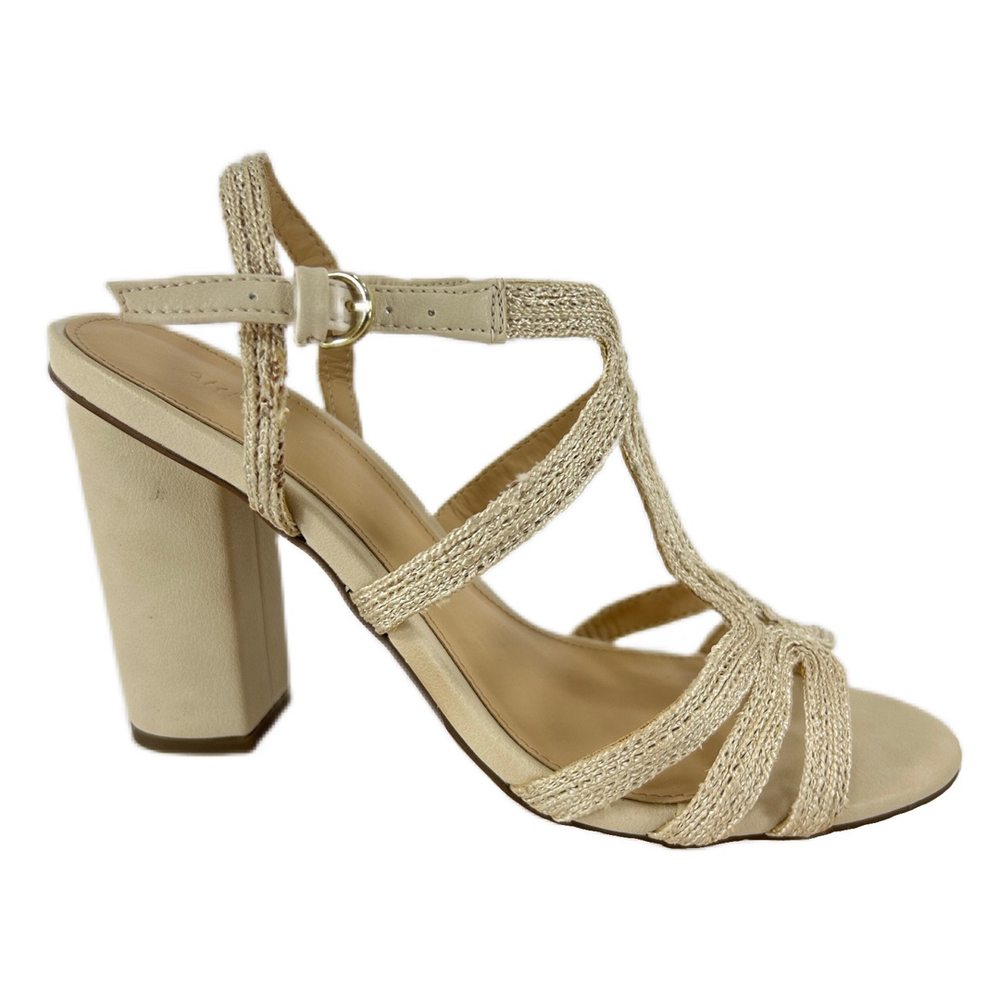 Sandalia salto store grosso 8 cm