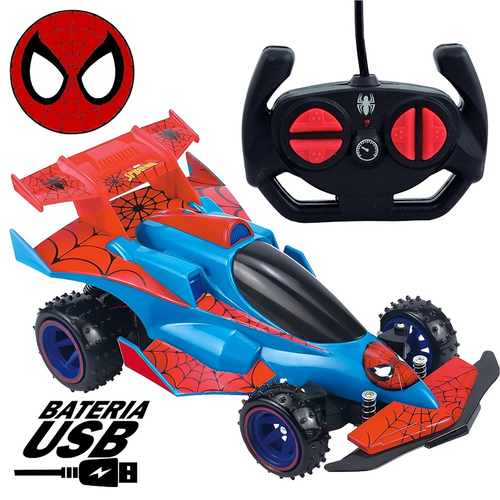 Carrinho Controle Remoto Crawler - Homem Aranha 7 Funções em Promoção na  Americanas