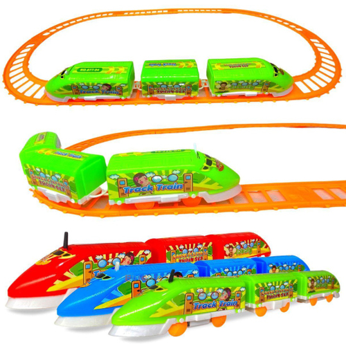 Trenzinho De Brinquedo Locomotiva Com Som E Luz Trem Trilhos em Promoção na  Americanas