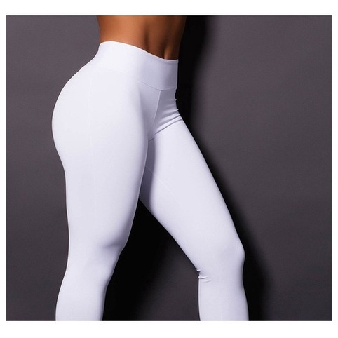 Calça legging best sale branca grossa