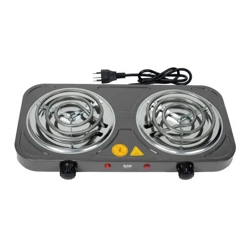Fogão 2 Bocas Bak Baixa Pressão Cinza - 110v - F2b110