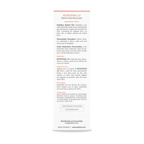 Sérum Retinol Peptide Rejuvenescedor Retintense