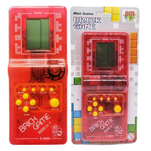 Mini Game Jogo Tetris Retro Portátil lcd 23 Jogos + 2 Pilhas Educativo Quebra  Cabeça Blocos para Crianças Adulto - lvo